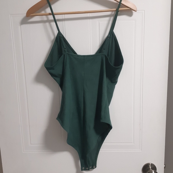 Green Suede Body Suit - Picture 5 of 7